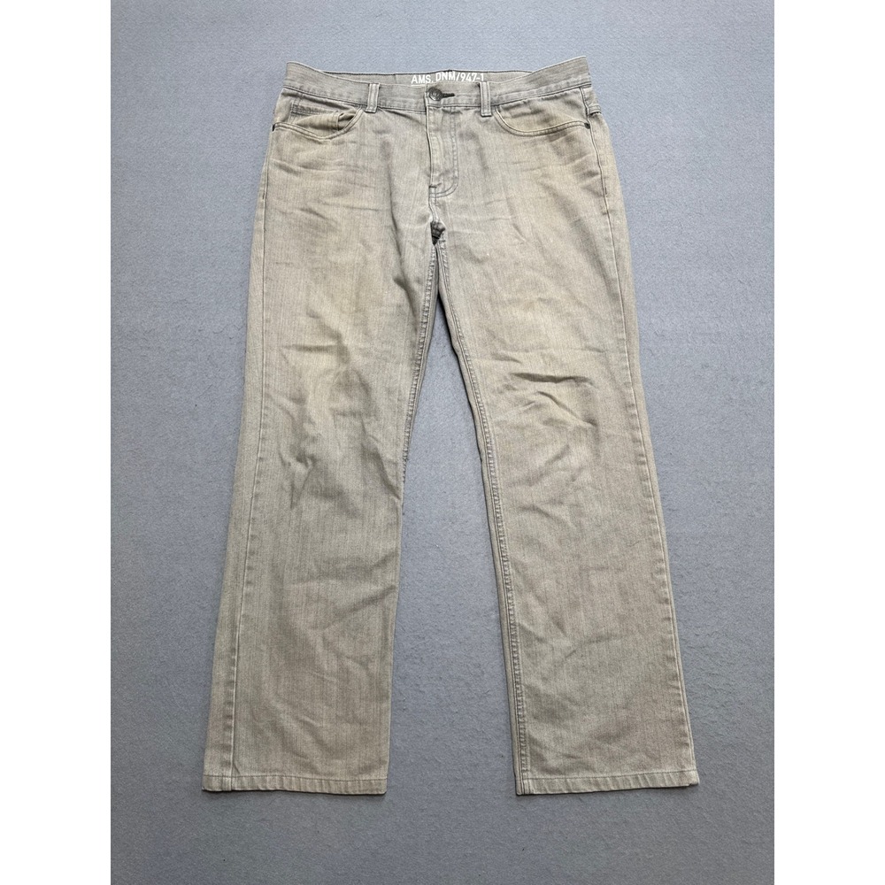Mexx Jeans Men's 32x29 Tan‎ Khaki Regular Fit Straight Leg Mid Rise Denim Cotton